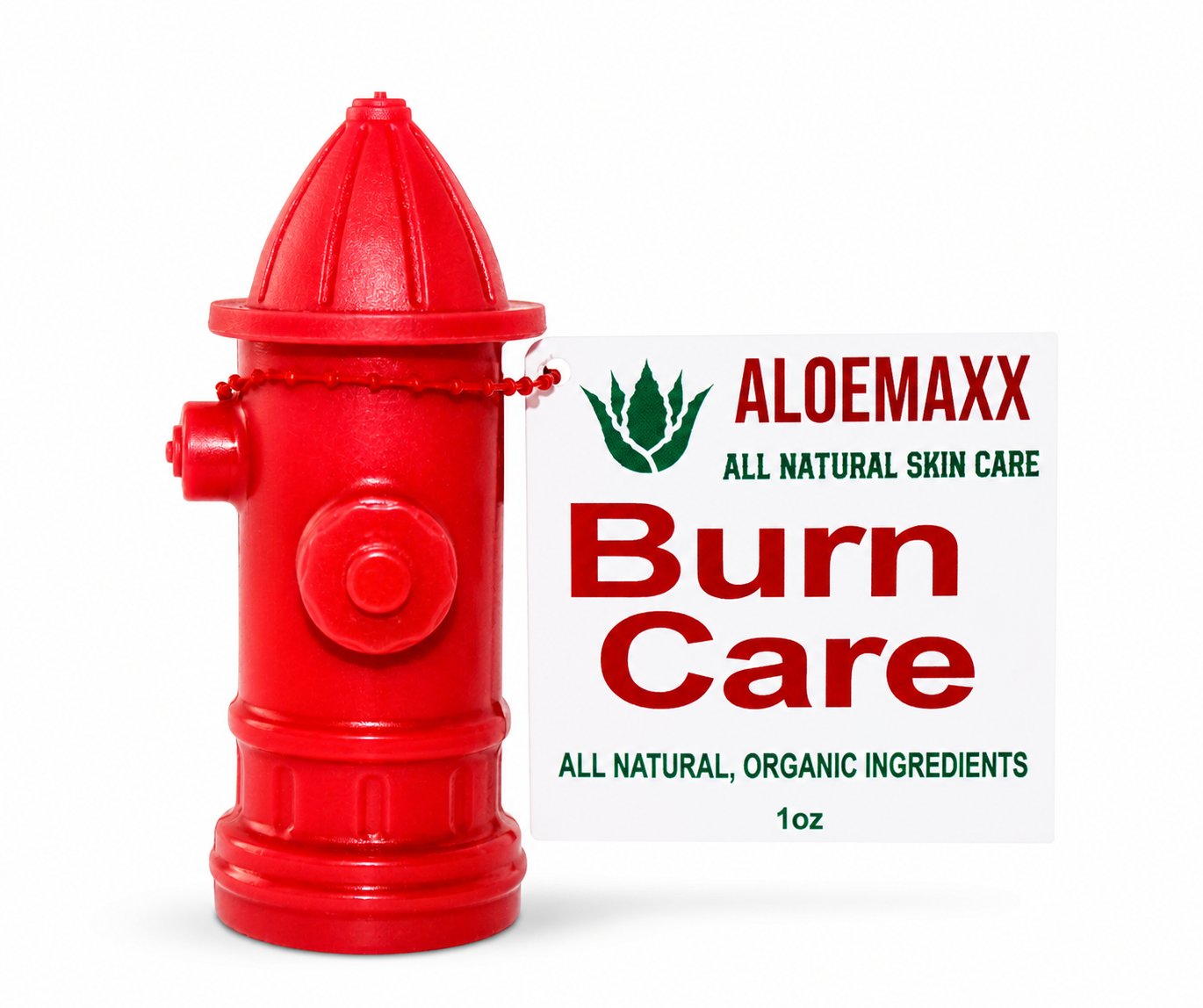 Aloemaxx Burn Care Plus CBD 1 oz bottle